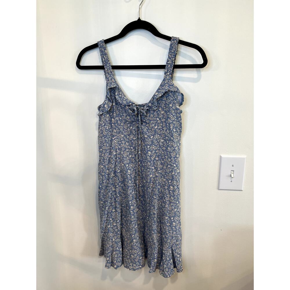 American Eagle Outfitters Blue Floral Mini Dress